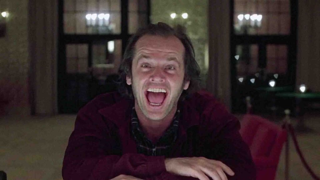 Jack Nicholson, The Shining filmi.